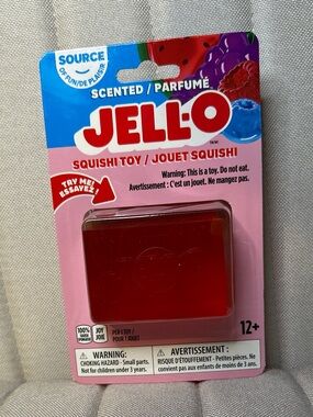 Jello Scented Red Squishy Toy - Branded Novelty Stress Reliever